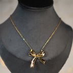 Bow Pendant Necklace
