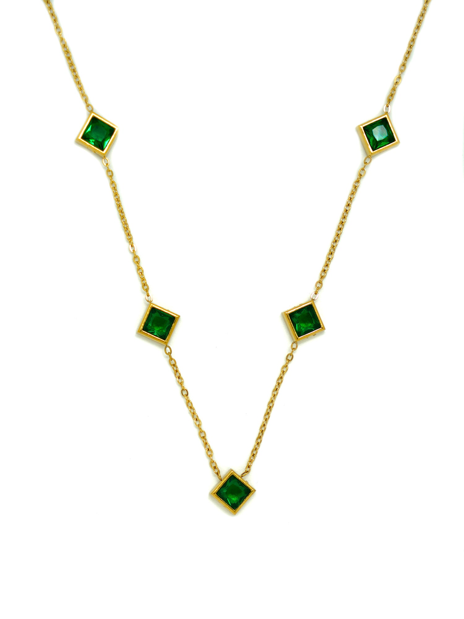 Emerald Station Princess Necklace