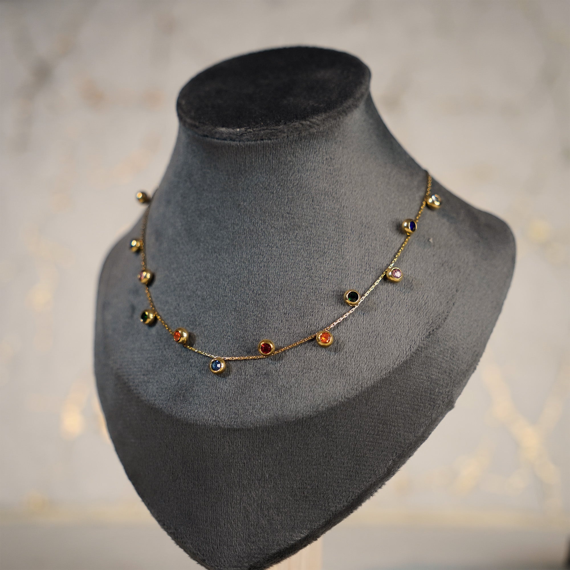 Multi Color Beads Necklace