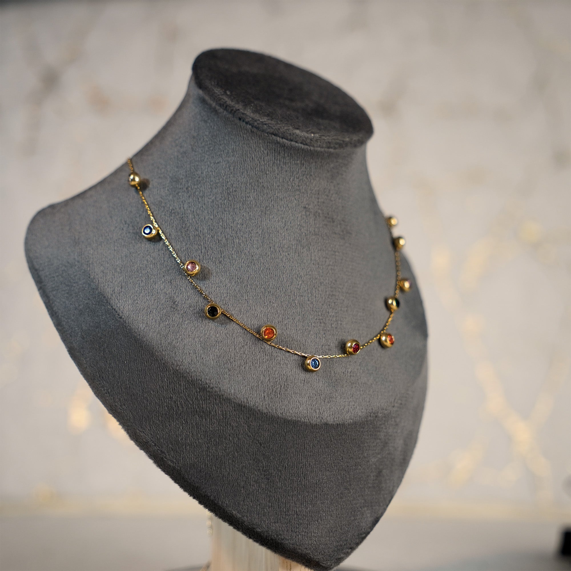 Multi Color Beads Necklace