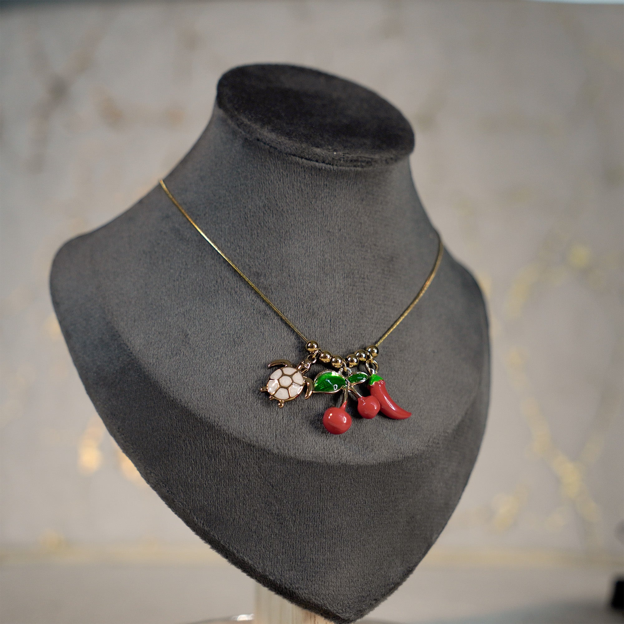 Spicy Sweet Charm Necklace